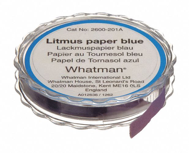 pH Indicator and Test Paper: 0.5 pH, 1/4 in Overall Lg, 16 3/8 ft Overall Wd, pH