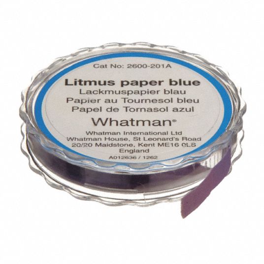 Whatman Ph Indicator And Test Paper 1 Ea Testing Parameter Litmus Blue Range 5 To 8 32hk93 2600 1a Grainger