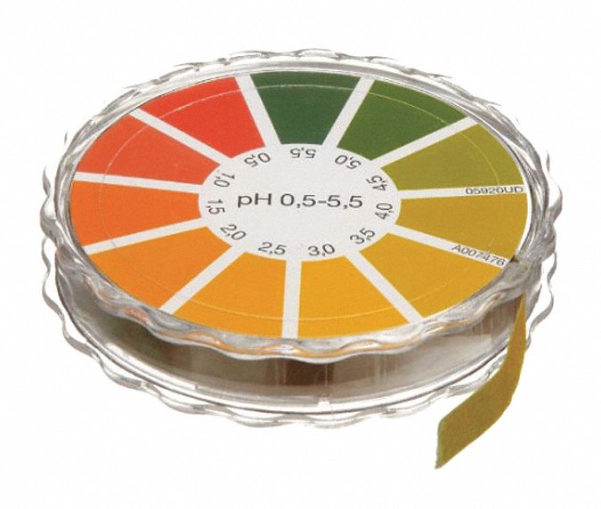 WHATMAN pH Indicator Strips 1 EA Testing Parameter pH Range 0.5 to 5.