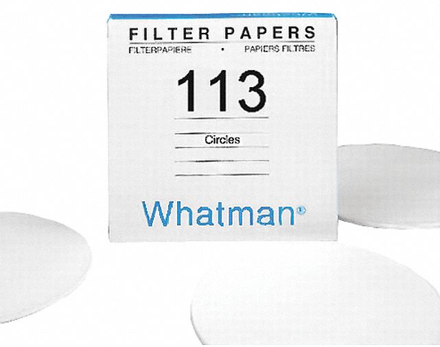 Qualitative Filter Paper: 113 Grade, 24 cm Dia, 0.42 mm Thick, Medium