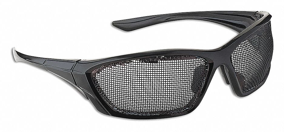 LUNETTES GRILLAGEES, NOIR, NYLON/ACIER INOXYDABLE