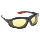 CURVED SAFETY GLASSES, CSA/ANSI, UV PROTECT/ANTI-FOG/ANTI-STATIC/SCRATCH-RESISTANT, PC