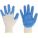 DEXTERITY GLOVES, DIPPED PALM, SIZE 8 (M), BLUE, PR