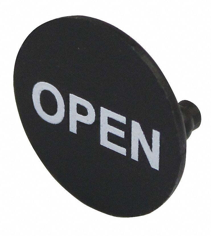 Round Legend Insert,  Open