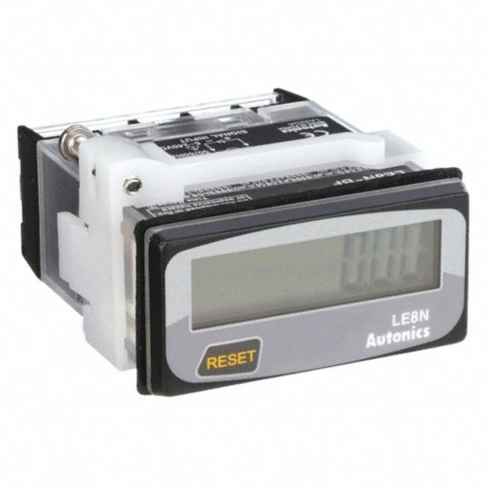 8 Digits, LCD, Hour Meter 32J128LE8NBF Grainger