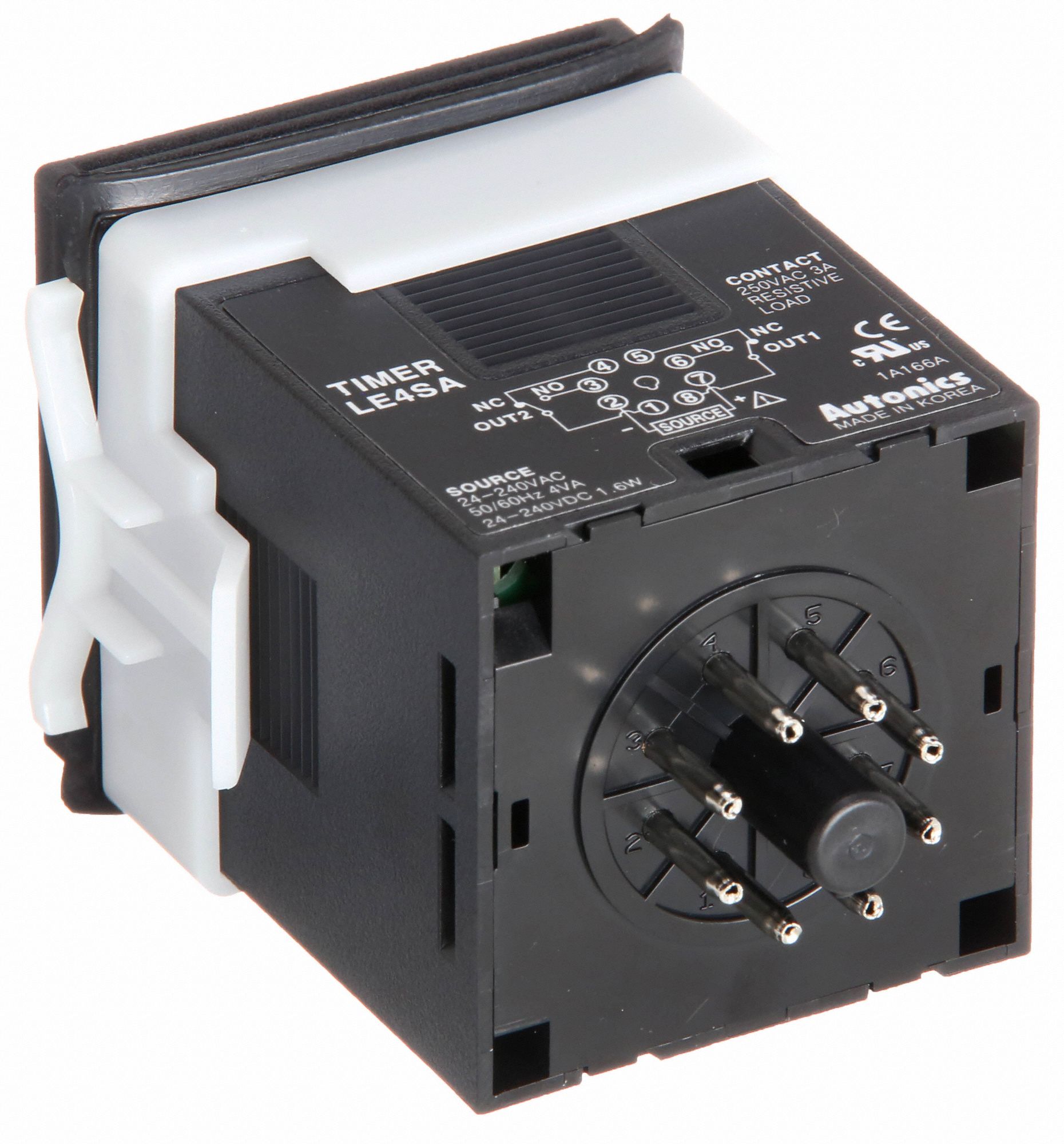 AUTONICS MultiFunction Time Delay Relay 8 Pins Relay, Push Button