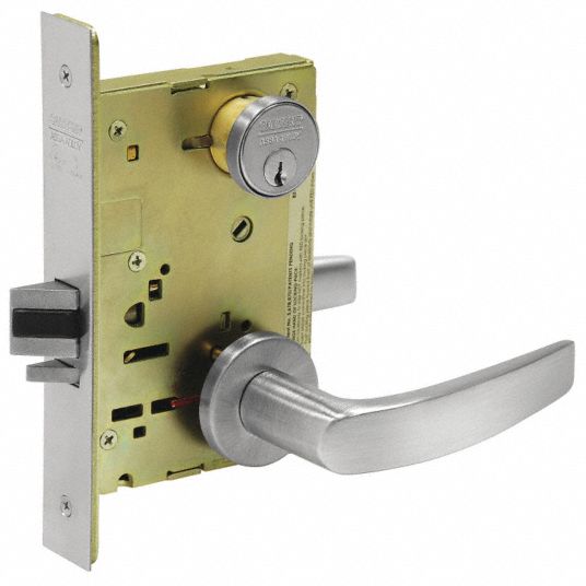 GRAINGER APPROVED Electrified Mortise Lock: Grade 1, Philadelphia, Satin  Stainless Steel, Different