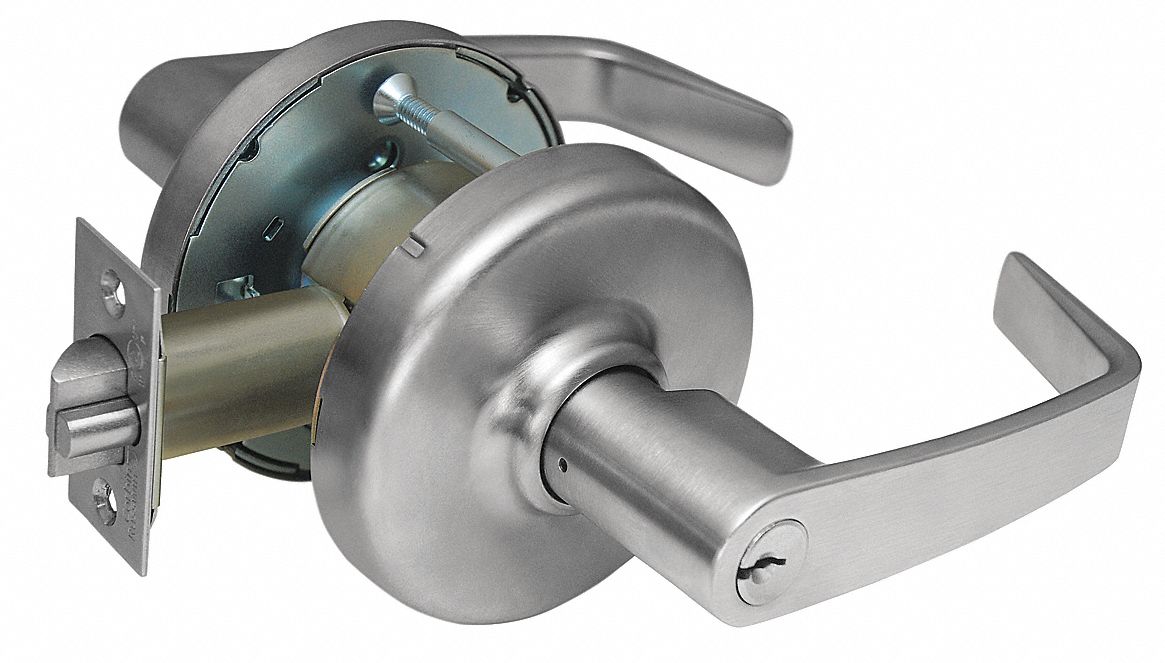 ベース clefs CrossStrain CORBIN, Office Lever Locksets, Chrome, Door Lockset - 32J232