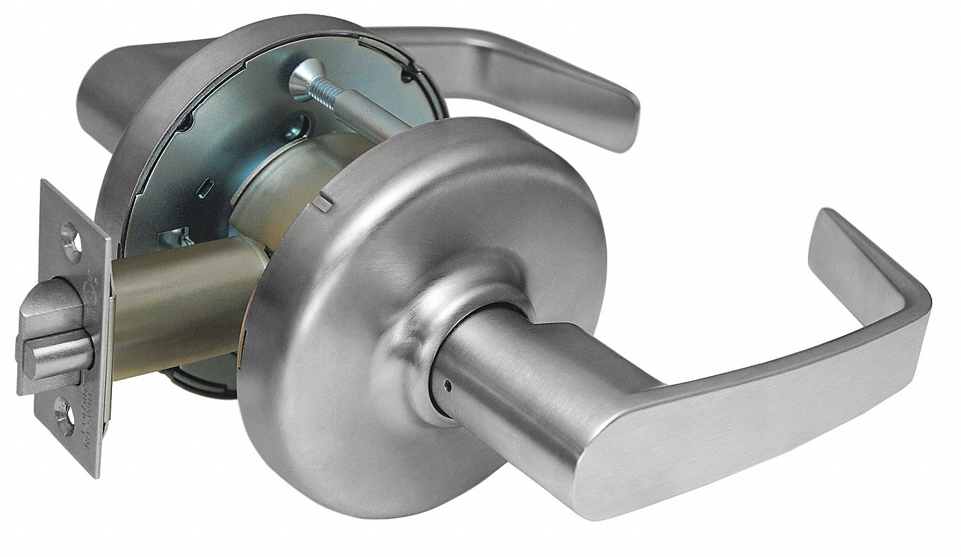 Door Lockset: Passage Lever Locksets/Storeroom Lever Locksets, Chrome, ADA Compliant