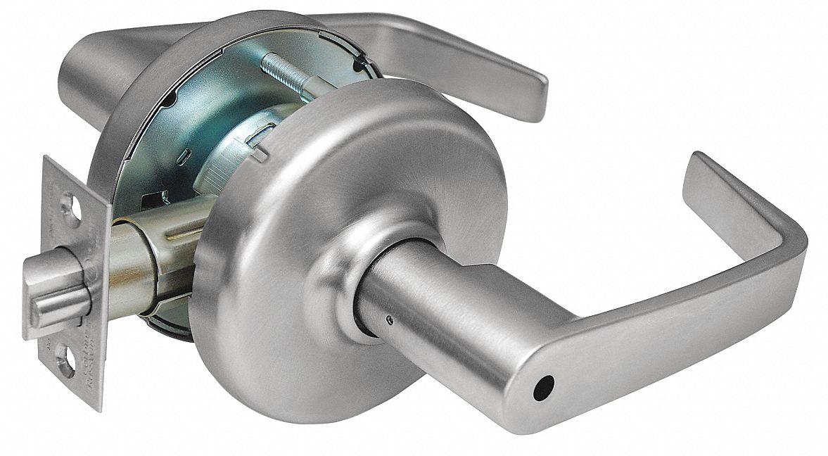 LEVER LOCKSET,CYLINDRICAL,PRIVACY