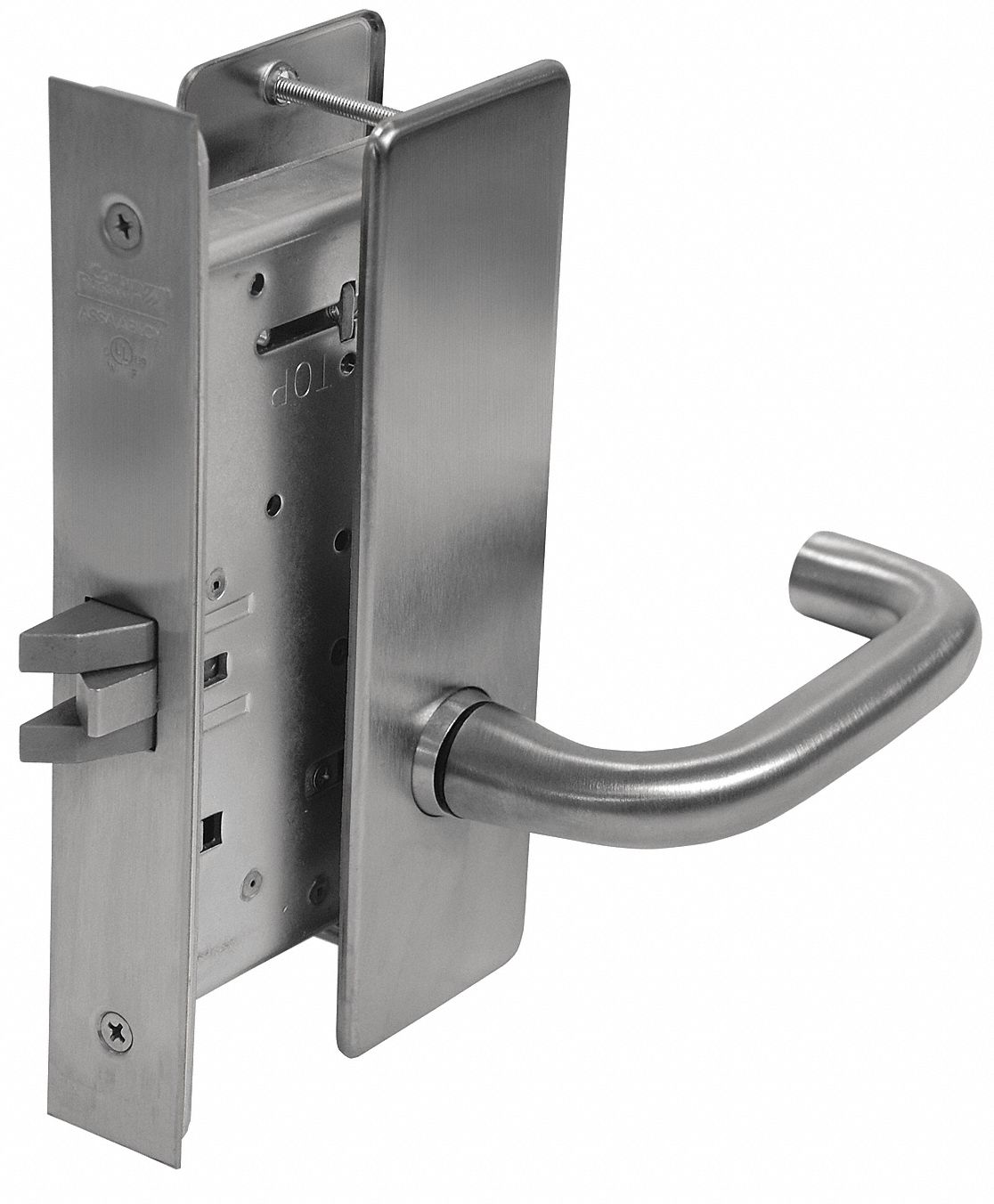 Door Lockset: Passage Lever Locksets/Storeroom Lever Locksets, Chrome, ADA Compliant