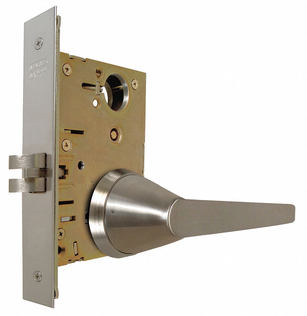 MARKS USA, Grade 1, SS19 Rose, Antiligature Mortise Lockset 32J509