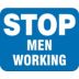 Stop Men Working Railroad Flag Signs