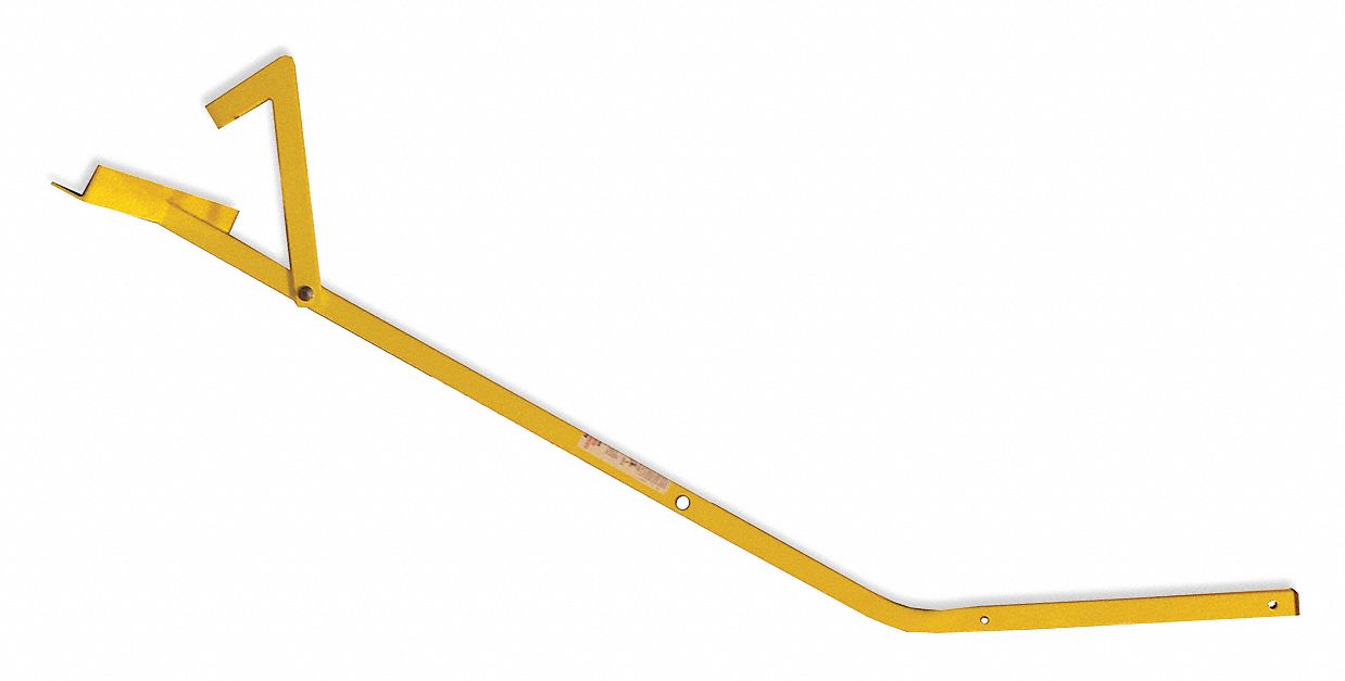 32J569 - Portable Rail Clamp Sign Holder Yellow
