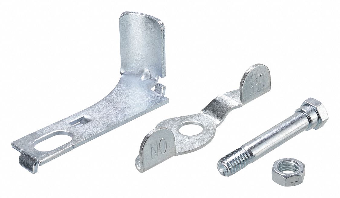 CASTER BRAKE KIT, SIDE PEDAL BRAKE, NO LOCK INCLUDED, FOR 6 IN WHEEL DIAMETER, STEEL