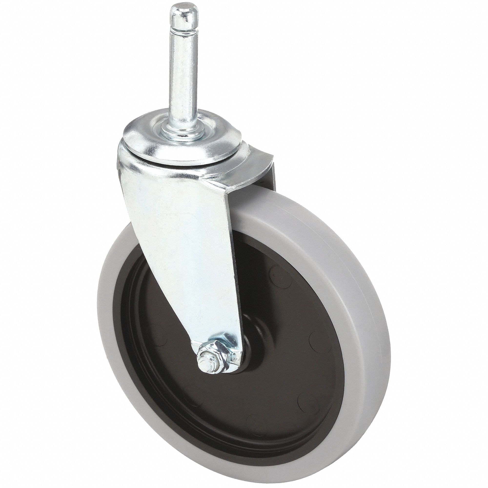 5 in Wheel Dia., 145 lb, General Purpose FrictionRing Stem Caster