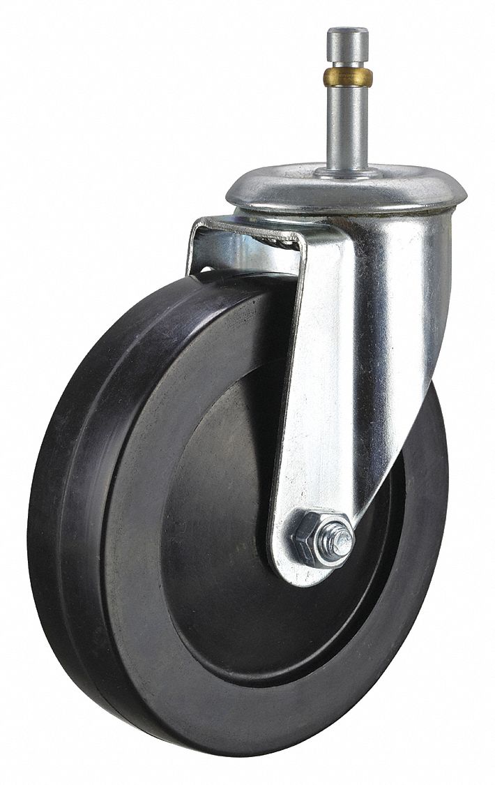 Stem Caster 5 dia Rubber 200lb