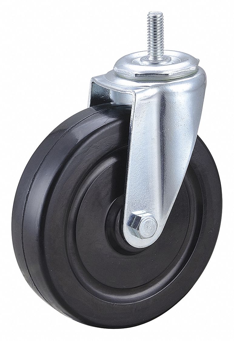 Stem Caster 5 dia Rubber 200lb