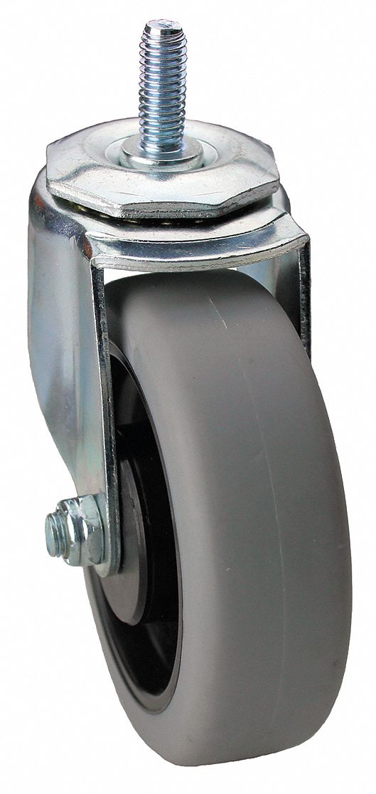 COLSON General Purpose Threaded Stem Caster, 5" 32J868DCIS05052SS11