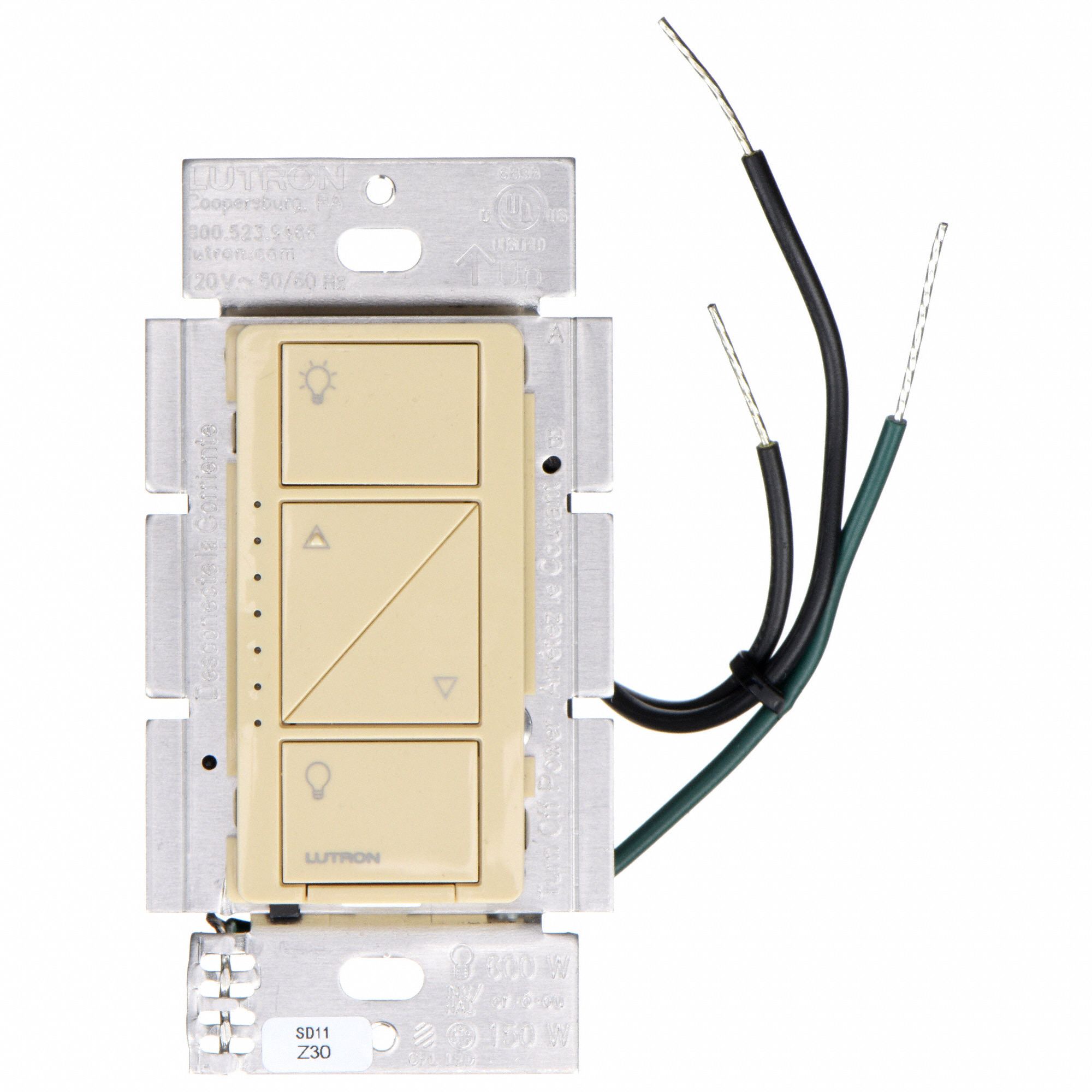 LUTRON Wireless Lighting Dimmer, CFL, Halogen, Incandescent, LED