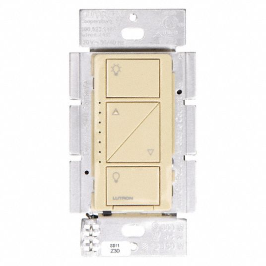 LUTRON, 3 Buttons, Caseta, Wireless Lighting Dimmer 32JA45PD6WCLIV