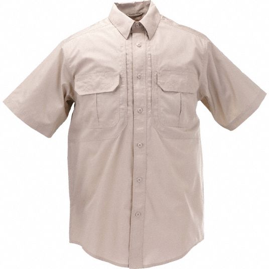 5.11 TACTICAL Taclite Pro SS Shirt, L, TDU Khaki - 32JC76|71175T - Grainger