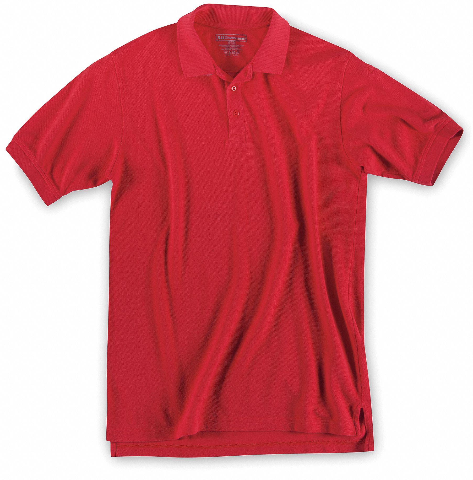 Short Sleeve Utility Polo, 3XL, Range Red