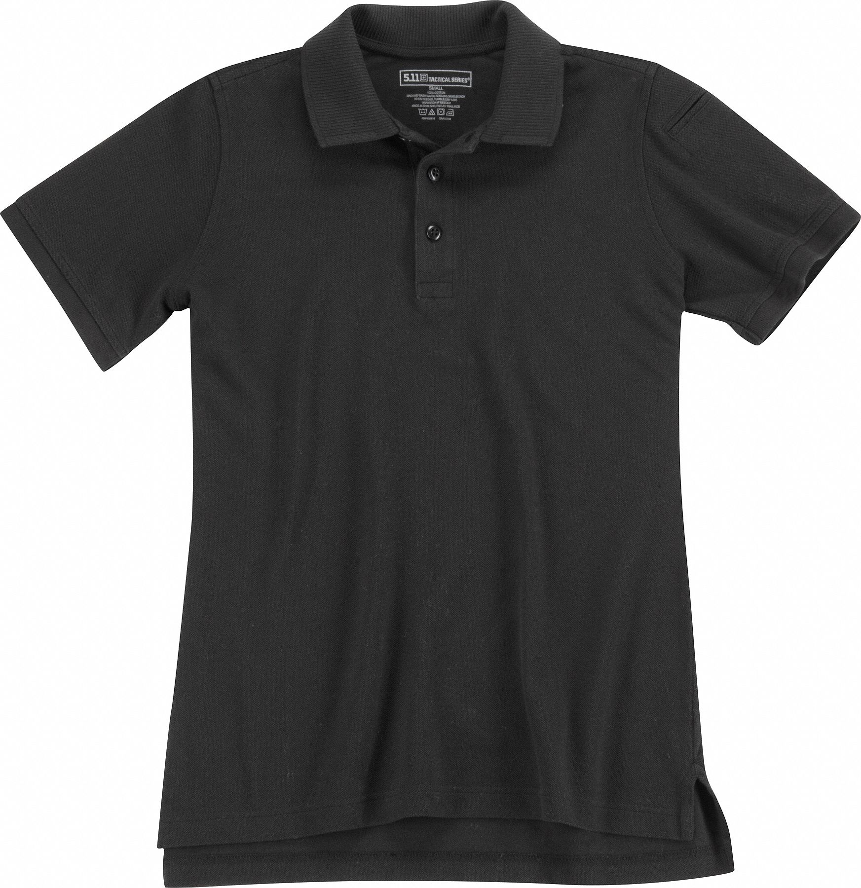 black short sleeve polo shirt womens