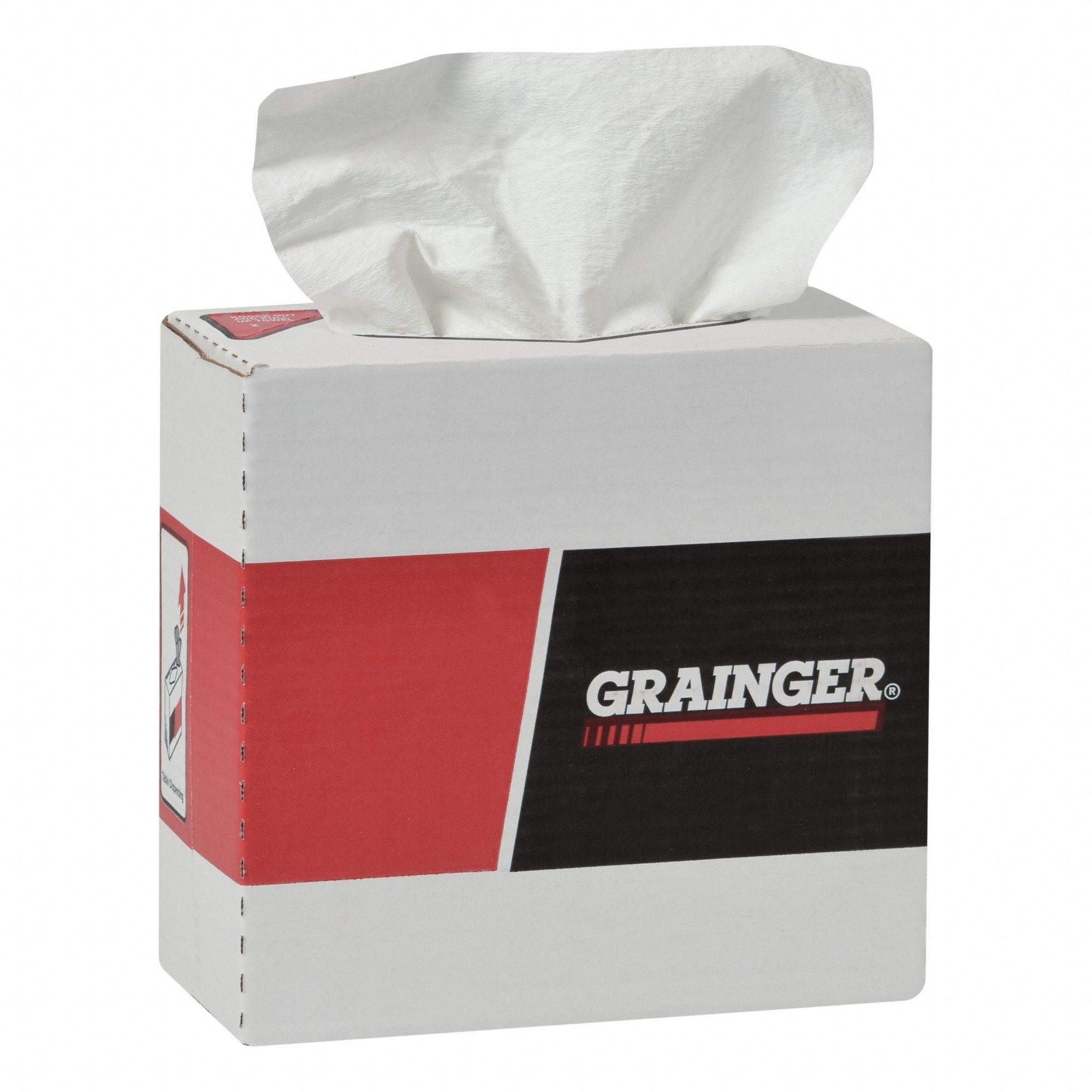 Dry Wipe: Dispenser Box, Super Heavy Absorbency, Good Wet Strength, GRAINGER G40, 5 PK