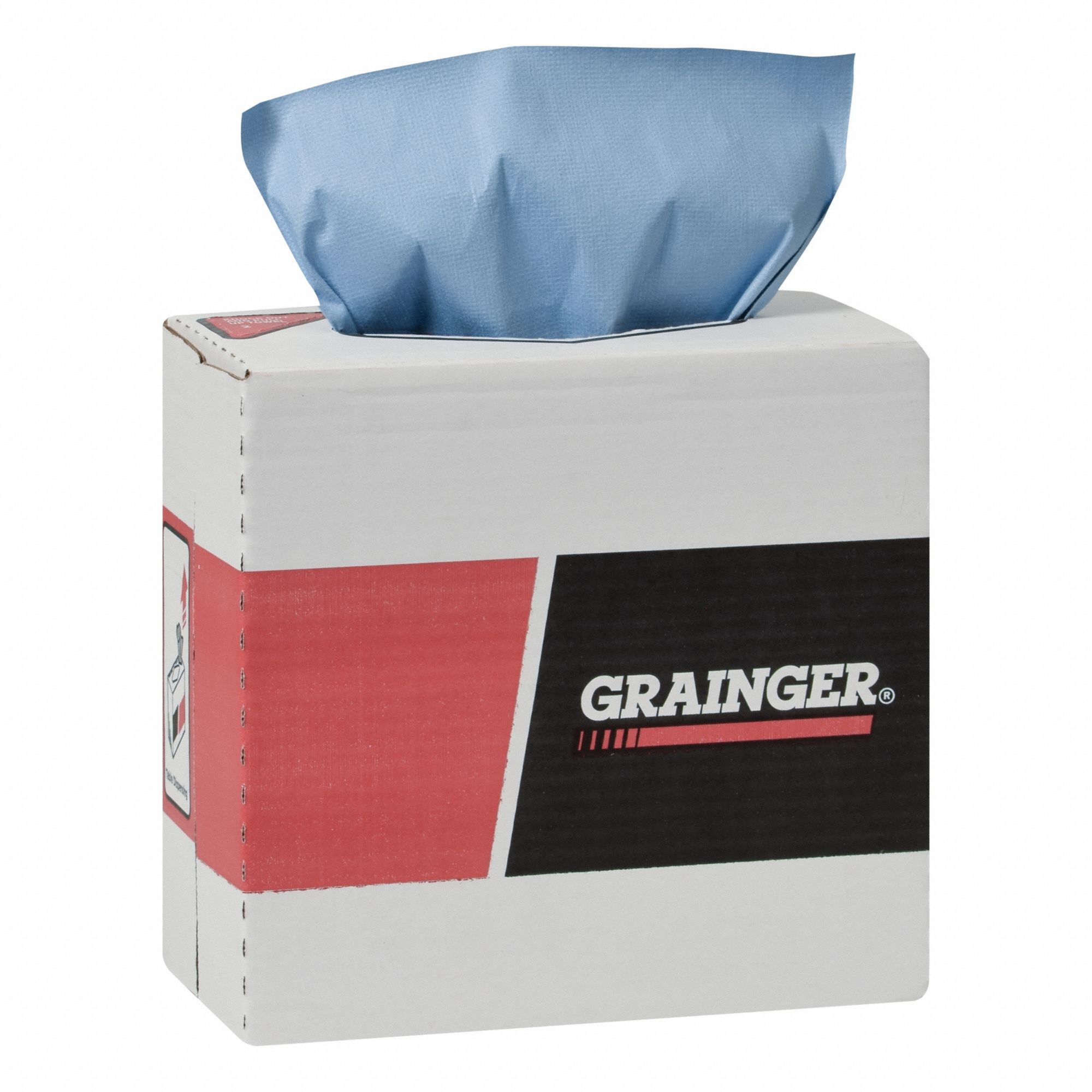 Dry Wipe: Dispenser Box, Super Heavy Absorbency, Excellent Wet Strength, GRAINGER G80, 5 PK