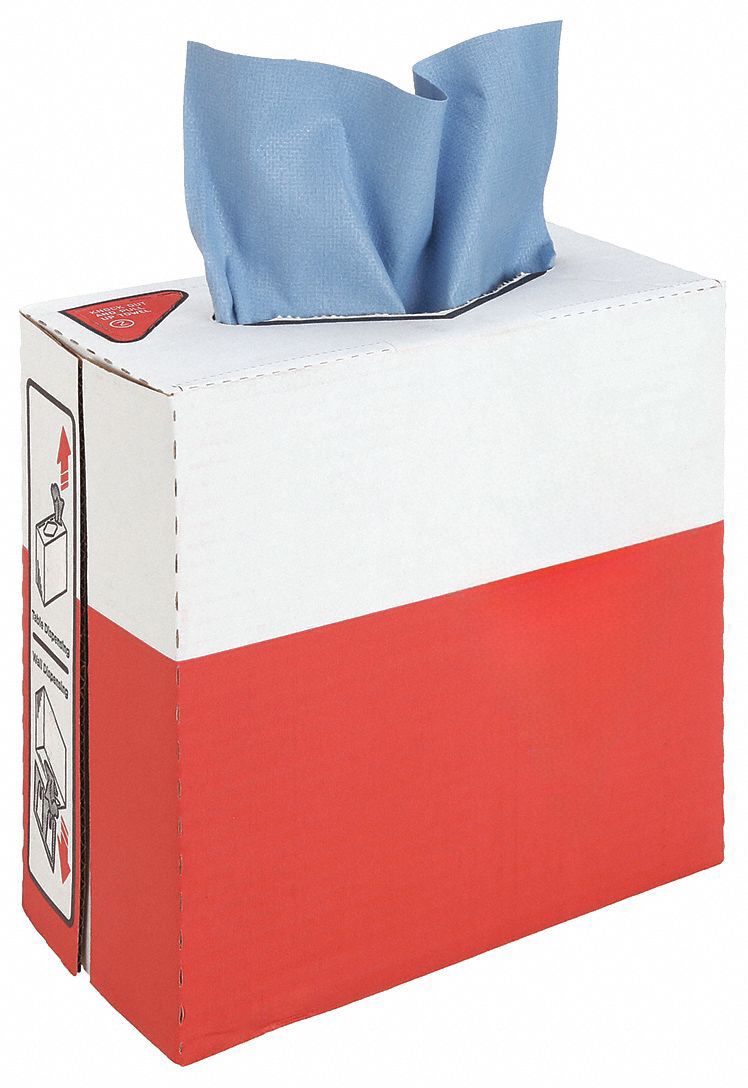 TOUGH GUY, Dispenser Box, Super Heavy Absorbency, Dry Wipe - 32KL18 ...