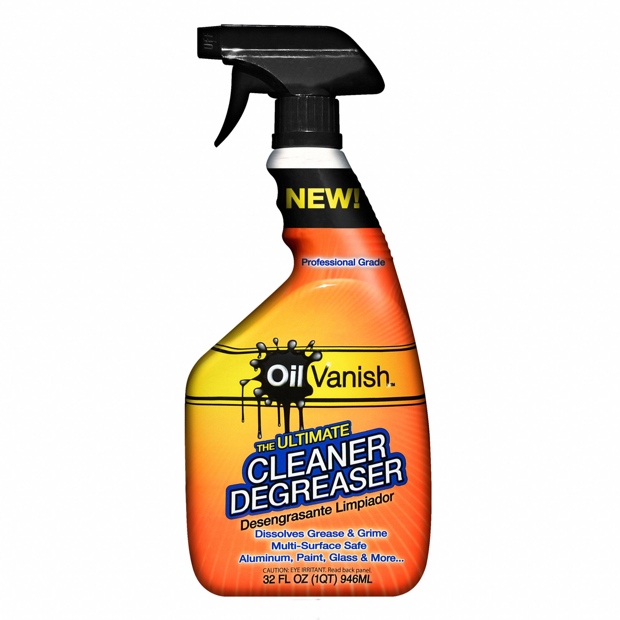 OIL VANISH, Water Based, Trigger Spray Bottle, Cleaner/Degreaser
