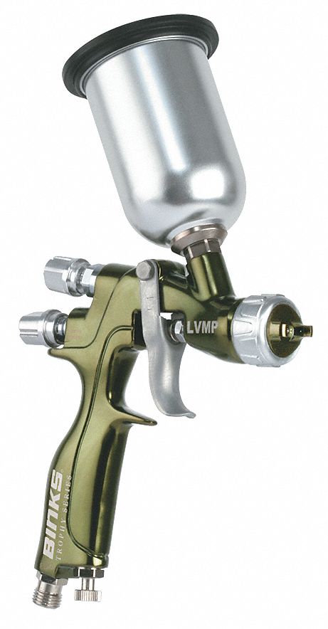 BINKS Conventional Spray Gun: 4 in to 6 in Pattern Size