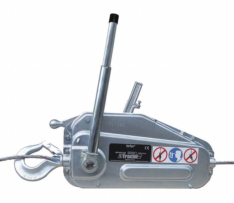 TIRFOR(R) MANUAL HOIST TU SERIES 1 TON CAP Cable Hoists and Ratchet