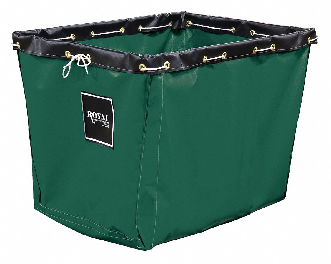 Replacement Liner: G10-EEX-LNN, 36 in x 24 in x 25 in, Green, Vinyl, Nylon Rope
