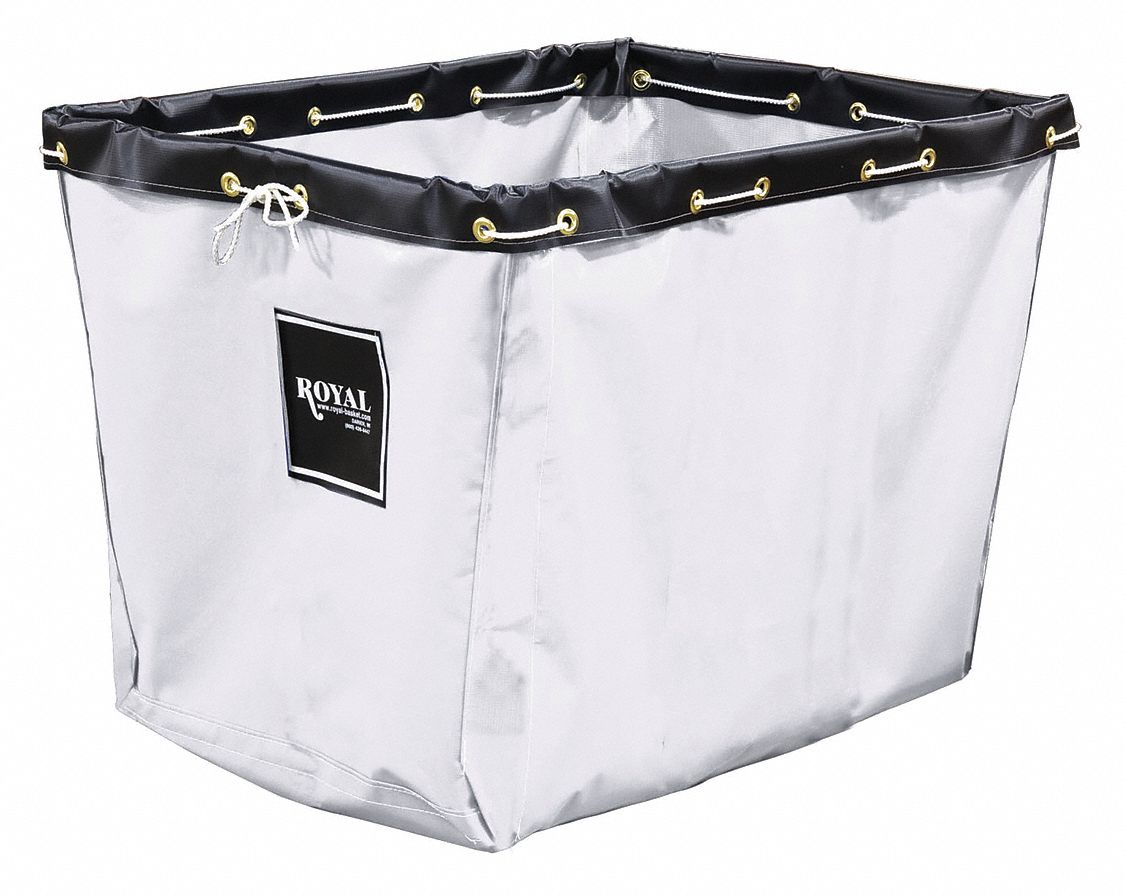 Replacement Liner: G10-WWX-LNN, 36 in x 24 in x 25 in, White, Vinyl, Nylon Rope