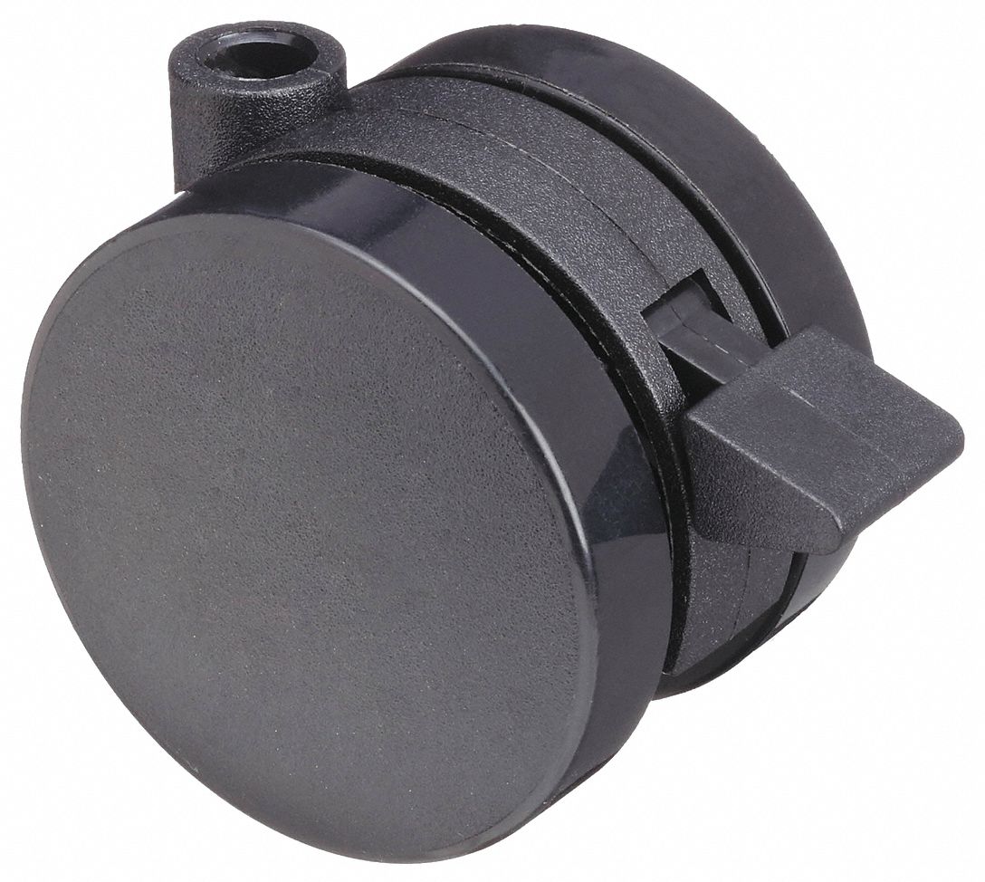 Open Twin Wheel Swivel Cstr, Nylon, 90 lb.
