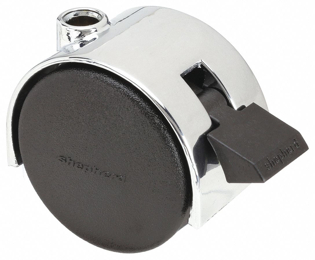 Hooded Twin Wheel Swvl Caster, Nylon, 2 in