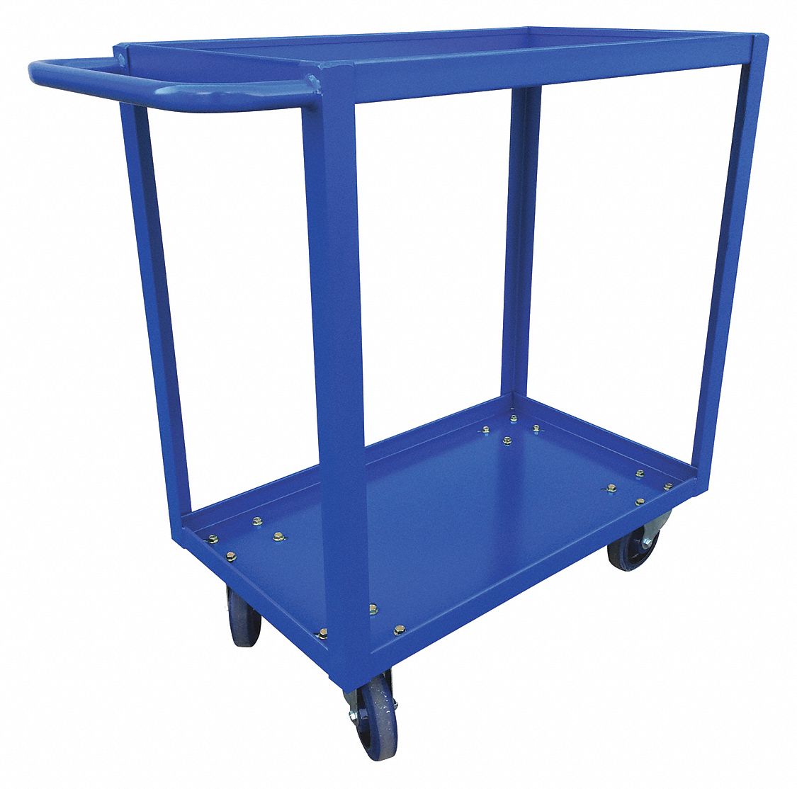 TWO SHELF CART, 1000 LBS, BLUE, 36 X 35 IN, STEEL