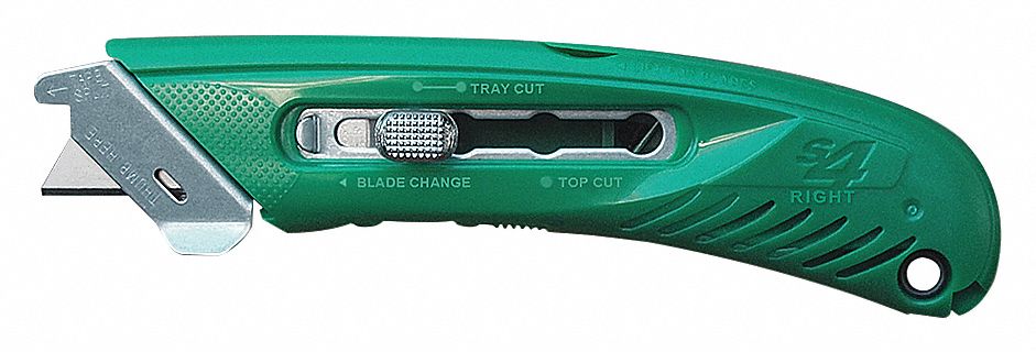 SAFETY CUTTER S4 GREEN RIGHT HANDED