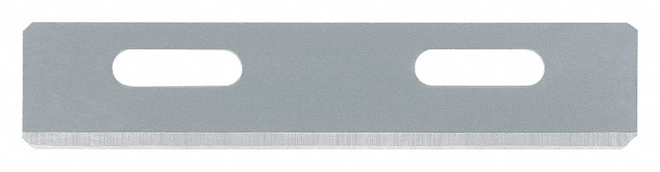 RAZOR BLADE, 1 1/2 IN BLADE L, 1/4 IN BLADE W, 4MUY3, STEEL, 100 PK