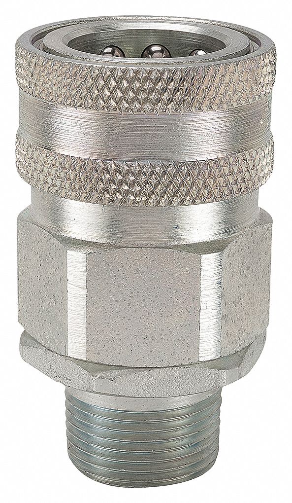 HYDRAULIC QUICK CONNECT HOSE COUPLING, 2 IN COUPLING SIZE, STEEL, 681.3 LPM MAX. FLOW RATE