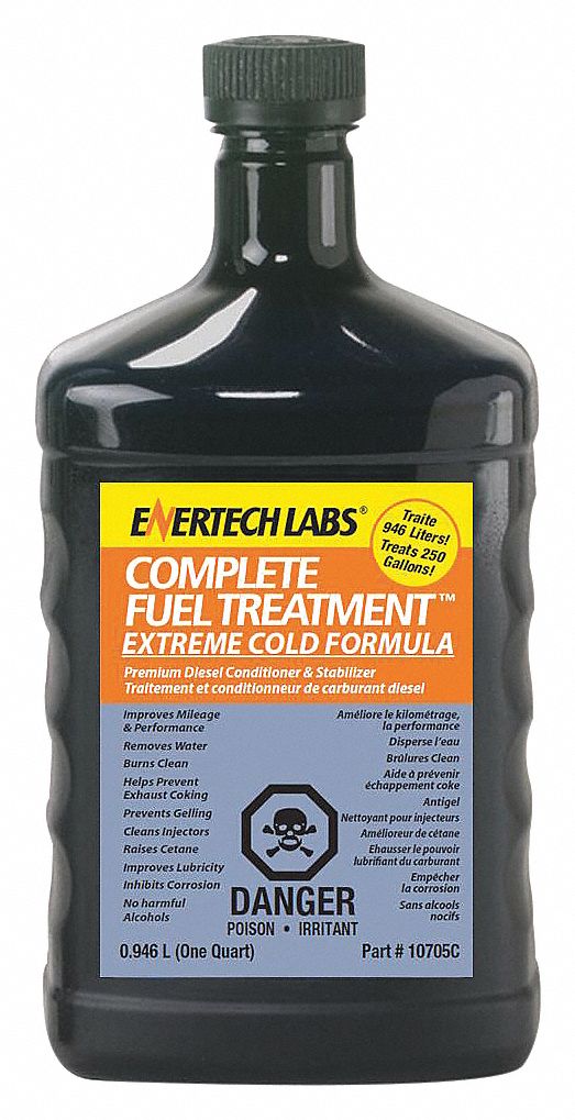 COMPLETE FUEL TREATMENT, DIESEL ADDITIVE, DILUTION 1:1000 GAL, AMBER, 3.79 L