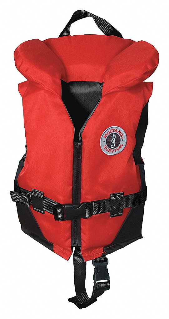 MUSTANG SURVIVAL YOUTH PFD, 9.9 LB BUOYANCY, 3-PIECE COLLAR, 25 TO 29