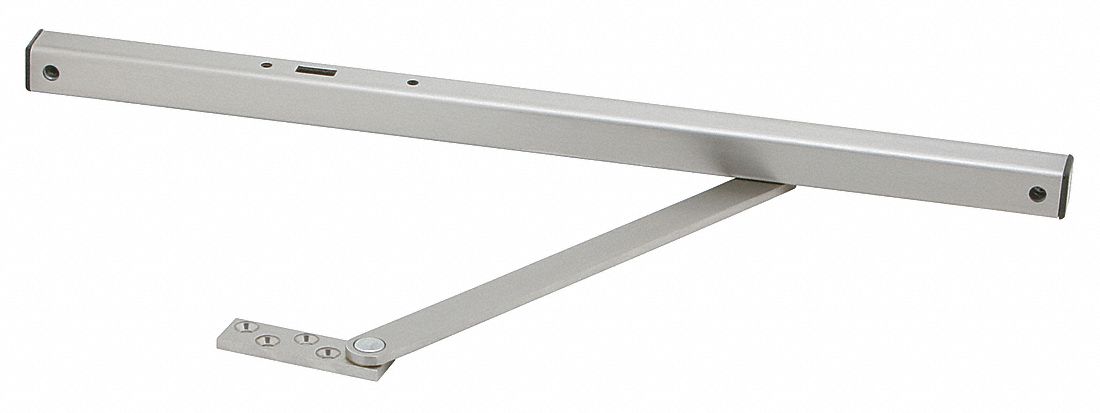 Overhead Door Holder: Overhead - Mounted, 1 in Wd, 3 1/4 in Overall Ht, Stainless Steel