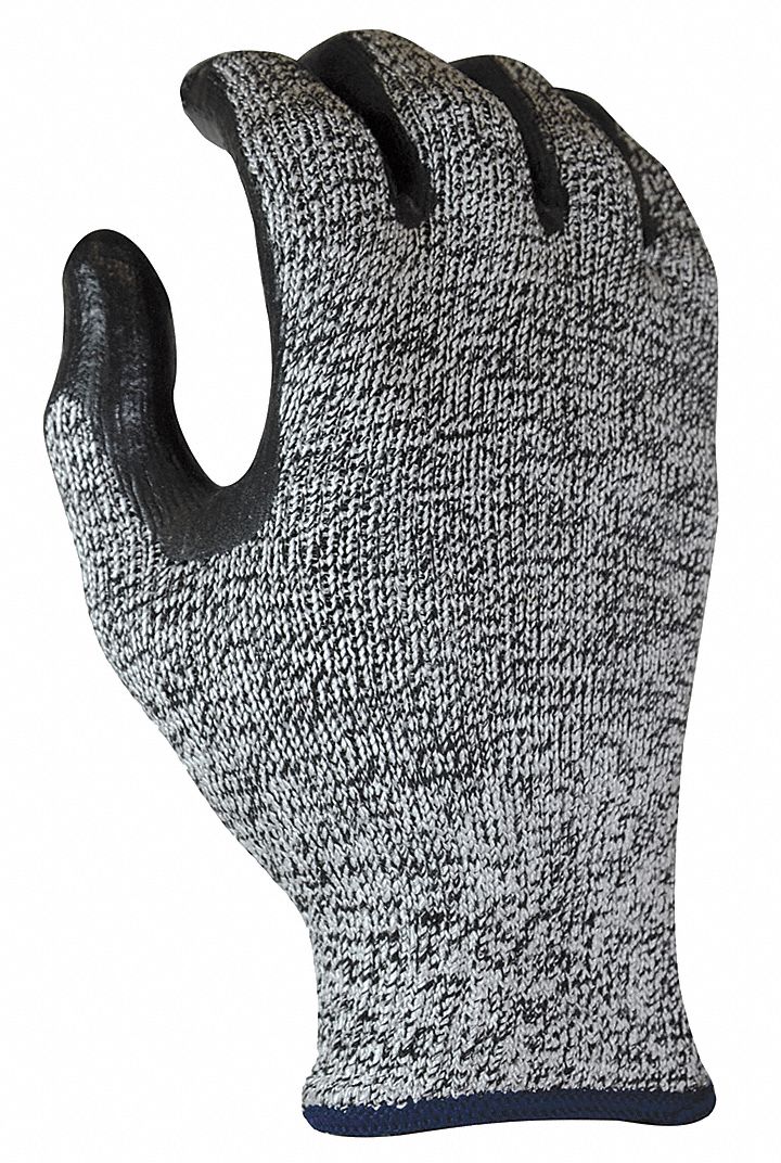 GLOVES,BIPOLYMER,10,BLACK/GREY,PR