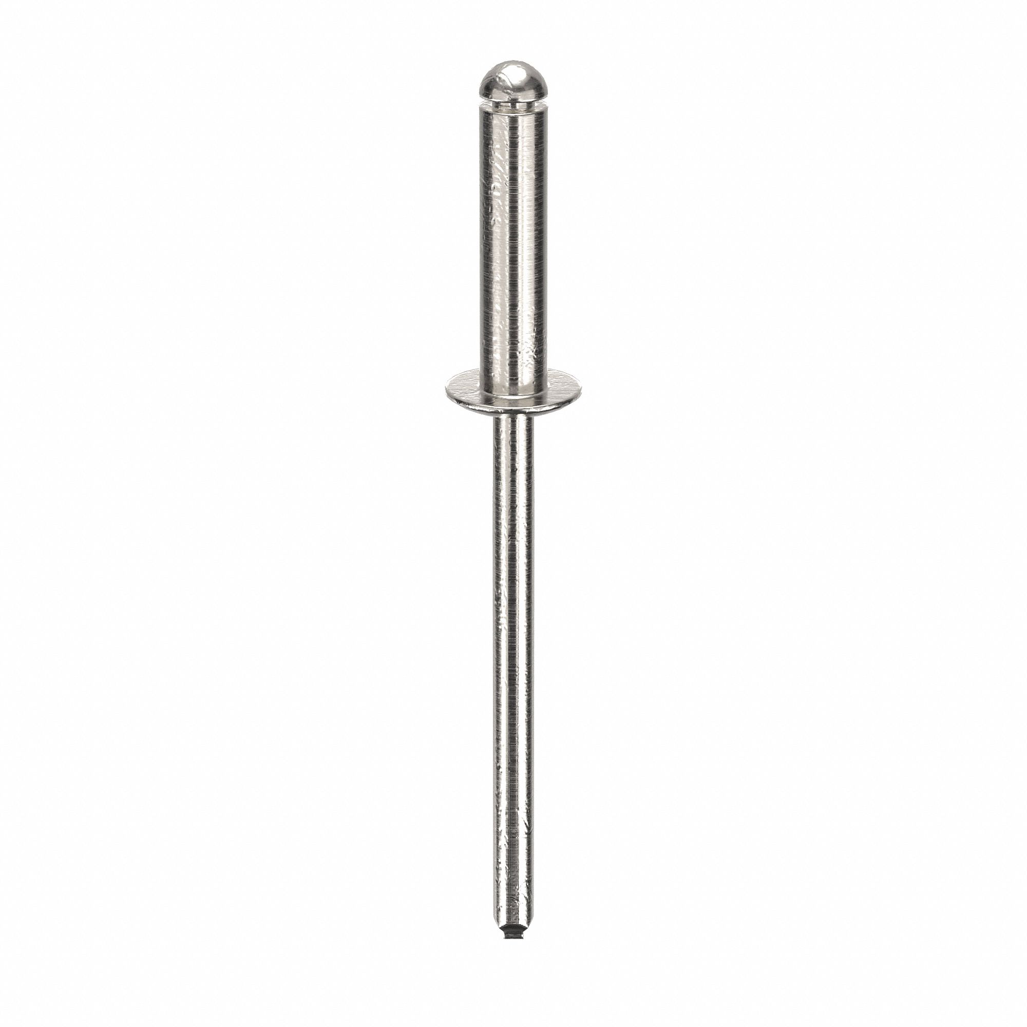 BLIND RIVET, 1⅝ IN L, ⅛ IN DIA, INCH, 1⅝ IN OVERALL L, 17/32 IN BODY L, DOME, 500 PK