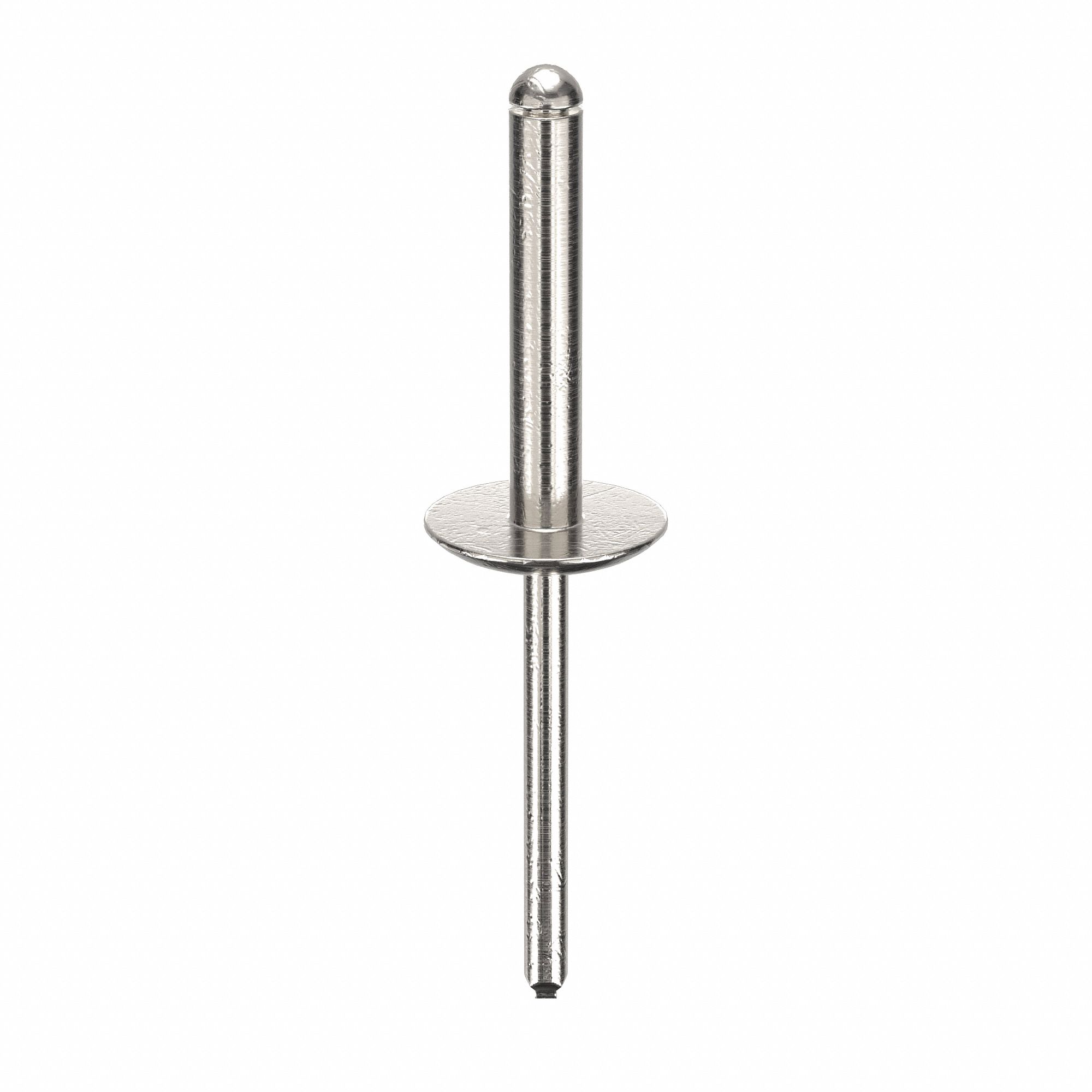 Blind Rivet, 2 5/12" L, 0.188" dia, PK250: Inch, 2 27/64 in Overall Lg, 1 5/64 in Body Lg, 250 PK