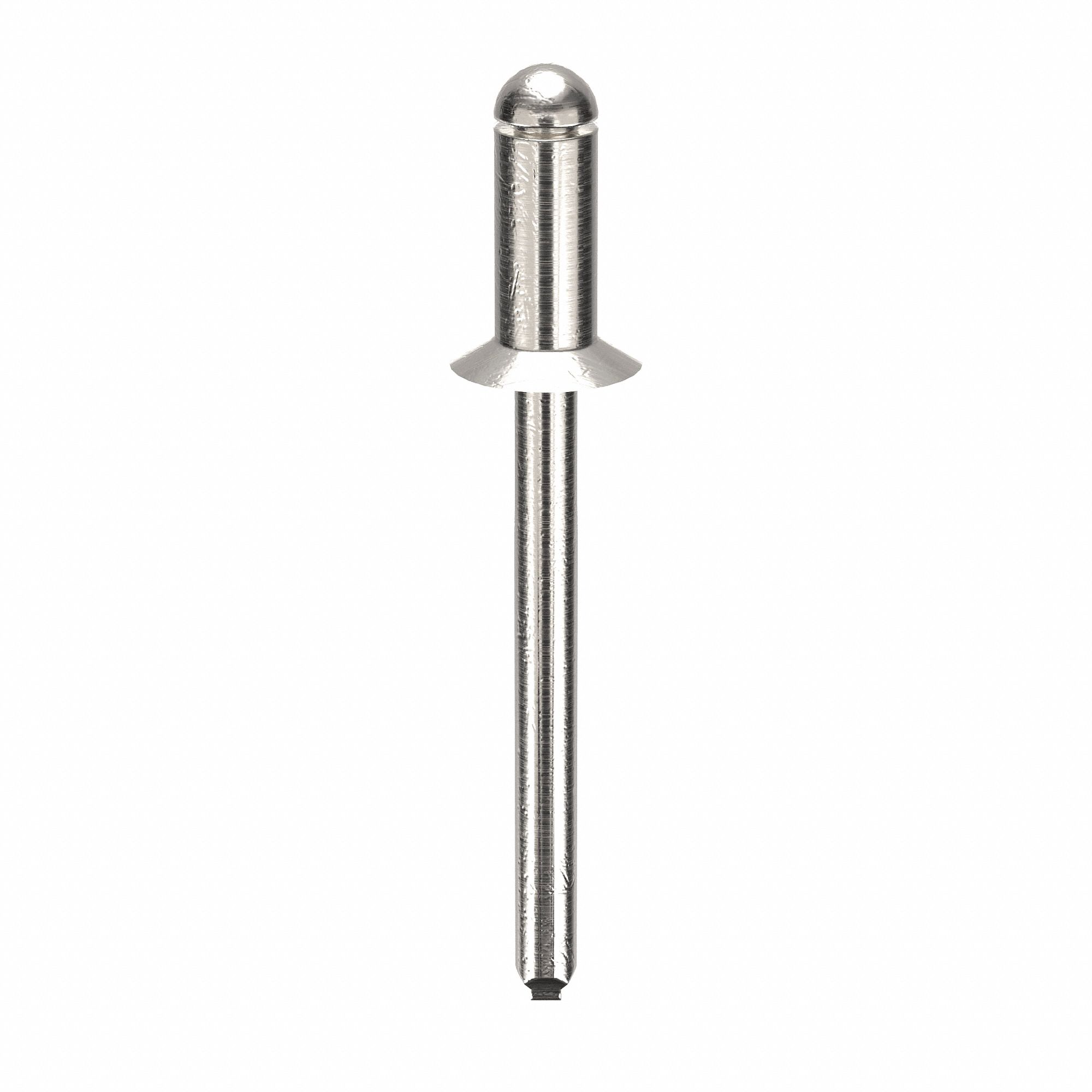 Blind Rivet, 1 11/16" L, 0.188" dia, PK250: Inch, 1 11/16 in Overall Lg, 25/64 in Body Lg, 250 PK