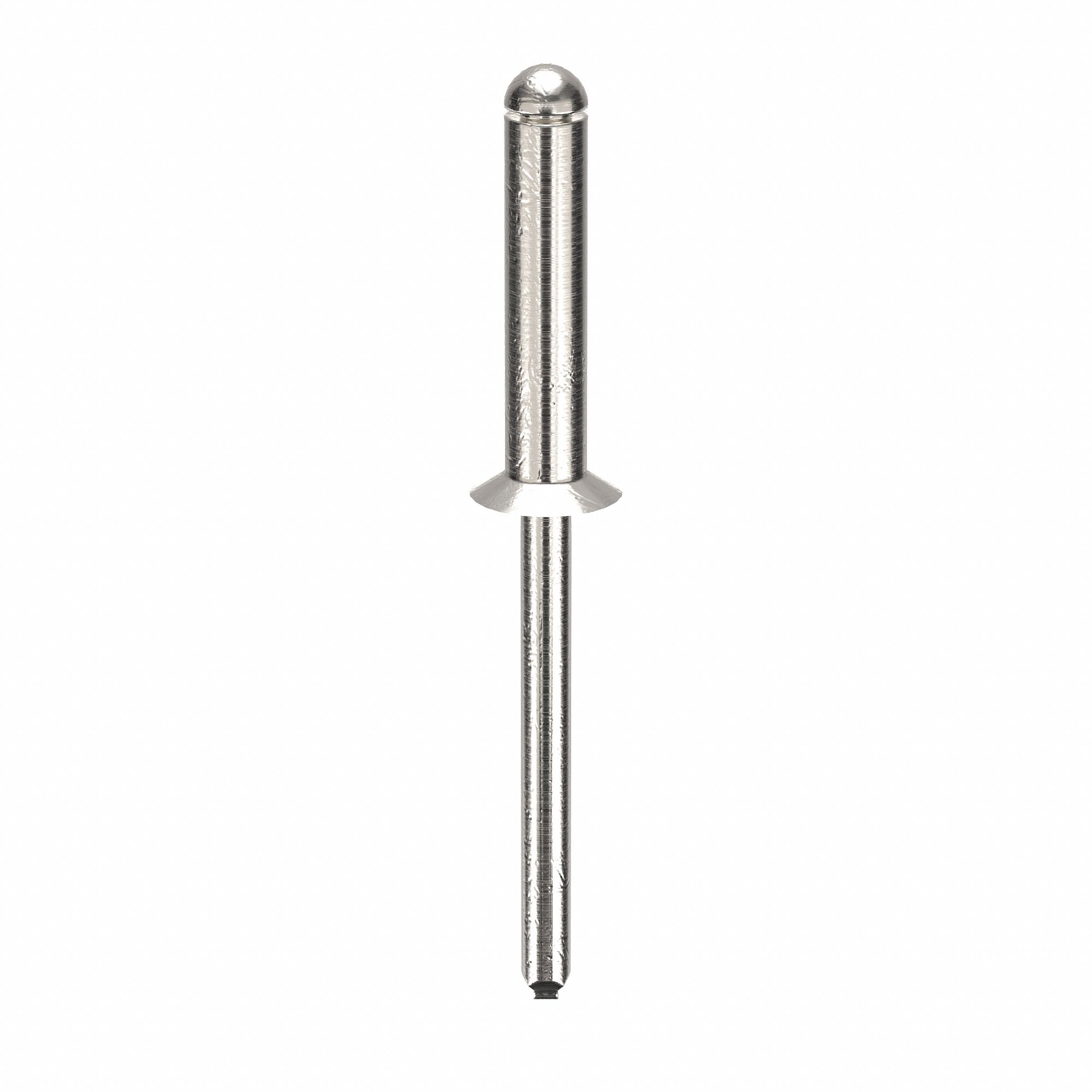 RIVET AVEUGLE,2⅛PO LO,DIA 0,188PO,POUCES,2⅛PO LO,CORPS 53/64PO LO,EXTRÉMITÉ OUVERTE,250PQ